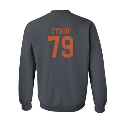 Texas - NCAA Football : Connor Stroh - Classic Shersey Crewneck Sweatshirt-1