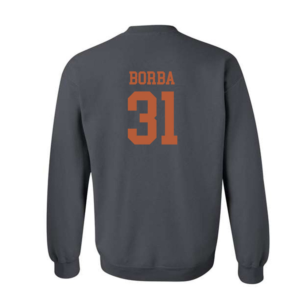 Texas - NCAA Baseball : Casey Borba - Classic Shersey Crewneck Sweatshirt-1