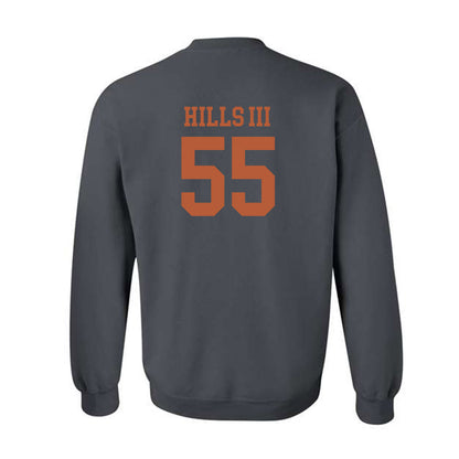 Texas - NCAA Football : Melvin Hills Iii - Classic Shersey Crewneck Sweatshirt-1