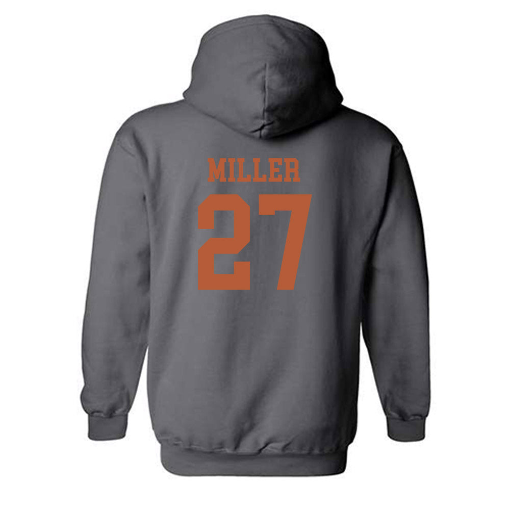 Texas - NCAA Women's Soccer : Ashlyn Miller - Classic Shersey Hooded Sweatshirt-1