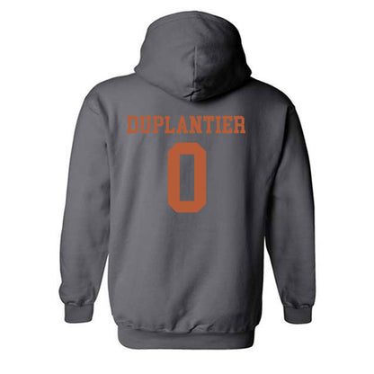 Texas - NCAA Baseball : Jayden Duplantier - Classic Shersey Hooded Sweatshirt-1