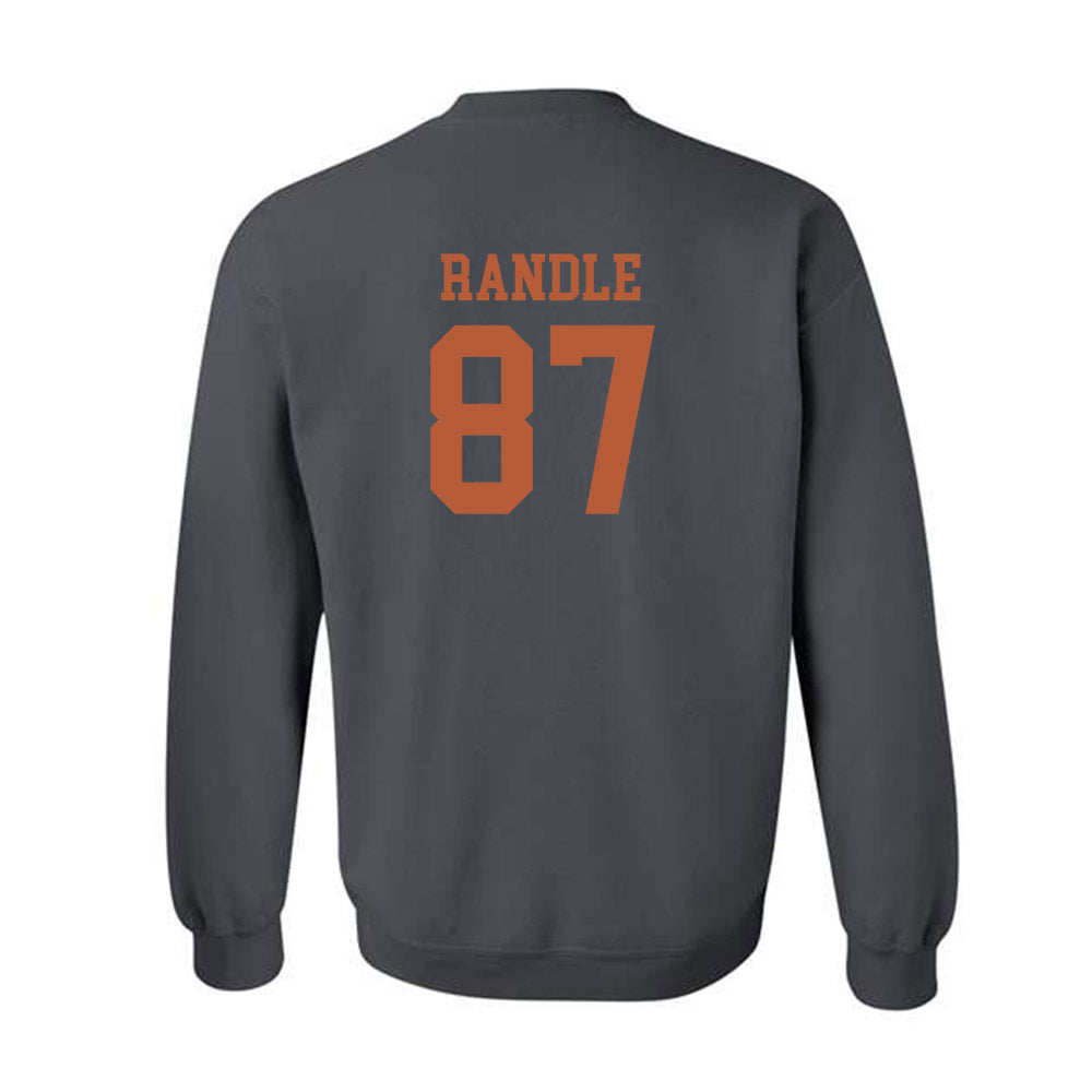 Texas - NCAA Football : Will Randle - Classic Shersey Crewneck Sweatshirt-1