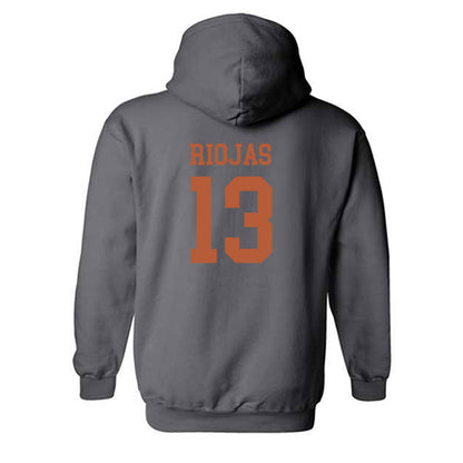 Texas - NCAA Baseball : Ruger Riojas - Classic Shersey Hooded Sweatshirt-1