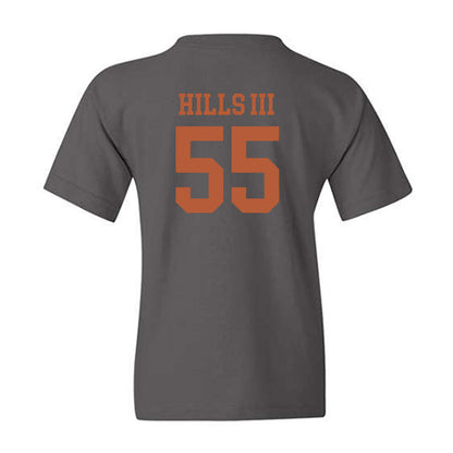 Texas - NCAA Football : Melvin Hills Iii - Classic Shersey Youth T-Shirt-1