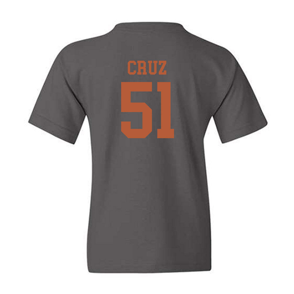 Texas - NCAA Football : Daniel Cruz - Classic Shersey Youth T-Shirt-1