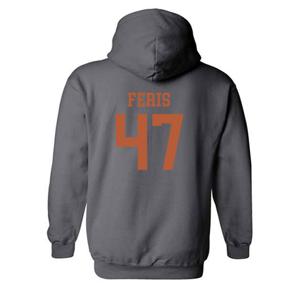 Texas - NCAA Football : Charlie Feris - Classic Shersey Hooded Sweatshirt-1