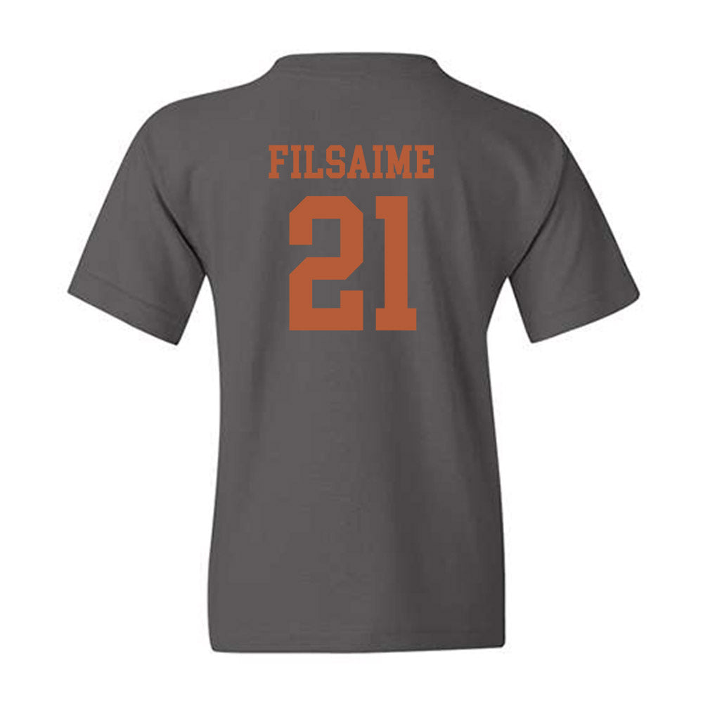 Texas - NCAA Football : Xavier Filsaime - Classic Shersey Youth T-Shirt-1