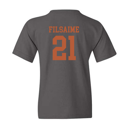 Texas - NCAA Football : Xavier Filsaime - Classic Shersey Youth T-Shirt-1