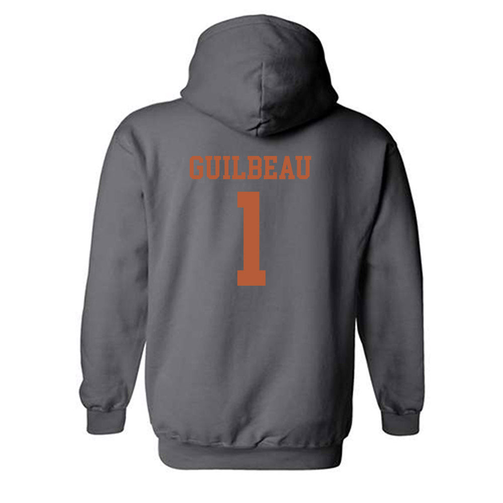 Texas - NCAA Football : Jaylon Guilbeau - Classic Shersey Hooded Sweatshirt-1