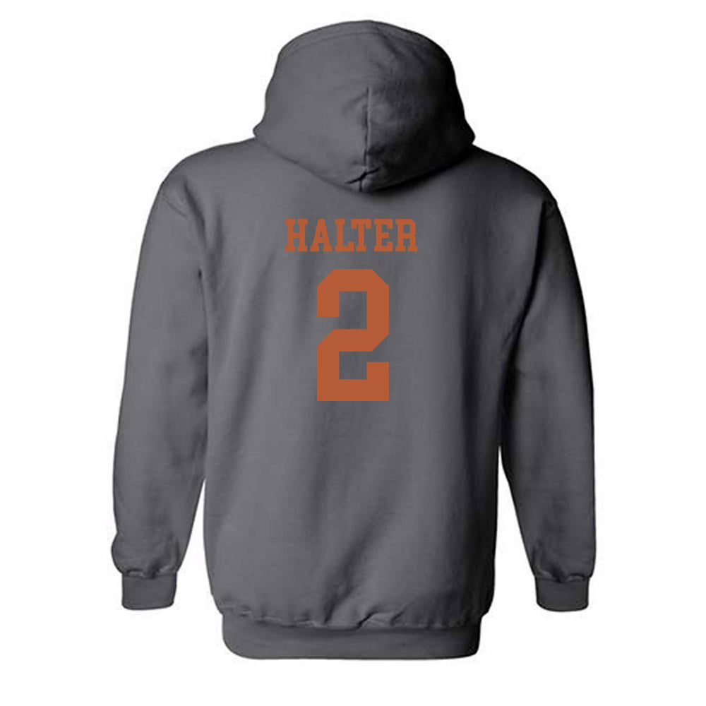 Texas - NCAA Women's Volleyball : Emma Halter - Classic Shersey Hooded Sweatshirt-1