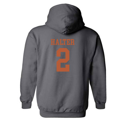 Texas - NCAA Women's Volleyball : Emma Halter - Classic Shersey Hooded Sweatshirt-1