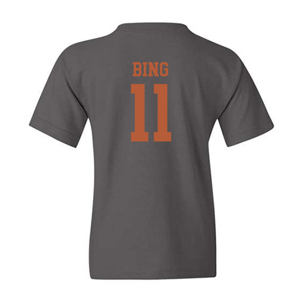 Texas - NCAA Baseball : Kade Bing - Classic Shersey Youth T-Shirt-1