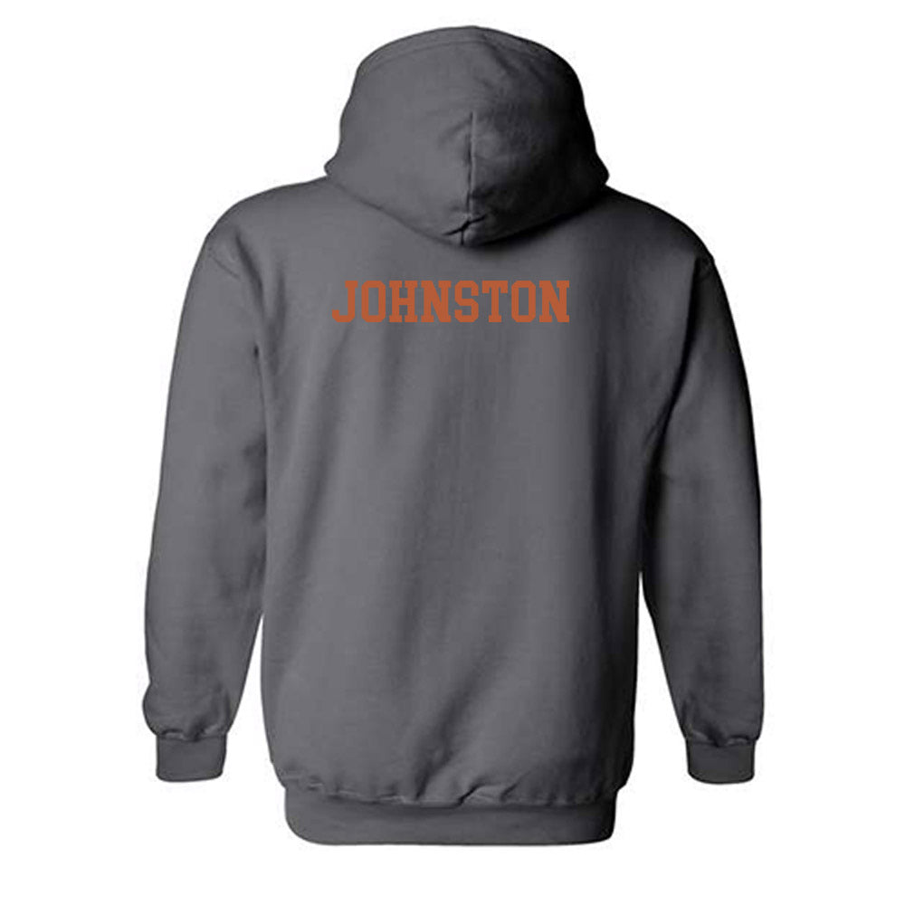 Texas - NCAA Men's Swimming & Diving : David Johnston - Classic Shersey Hooded Sweatshirt-1