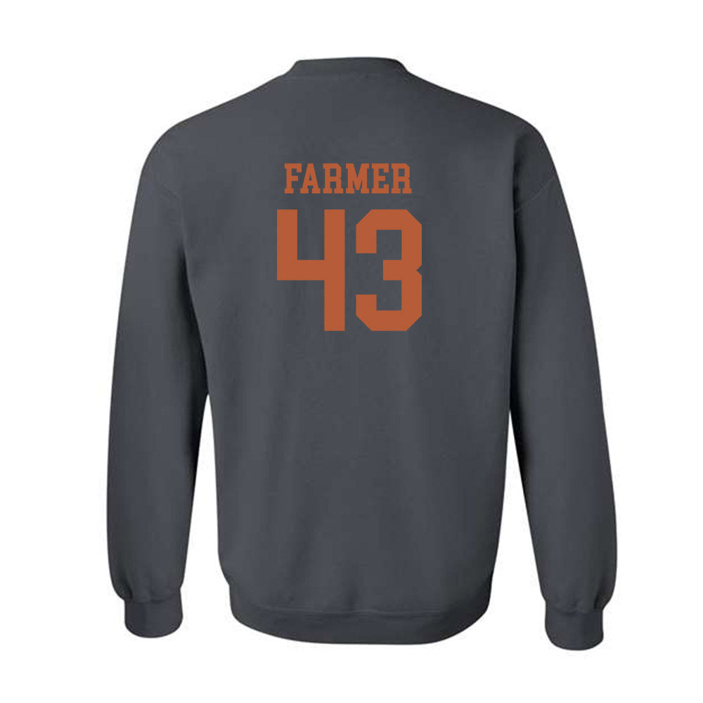 Texas - NCAA Baseball : Tommy Farmer - Classic Shersey Crewneck Sweatshirt-1