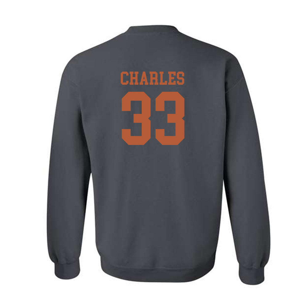 Texas - NCAA Football : Myron Charles - Classic Shersey Crewneck Sweatshirt-1