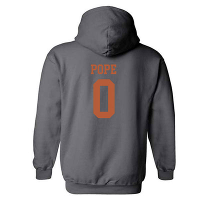 Texas - NCAA Men's Basketball : Jordan Pope - Classic Shersey Hooded Sweatshirt-1
