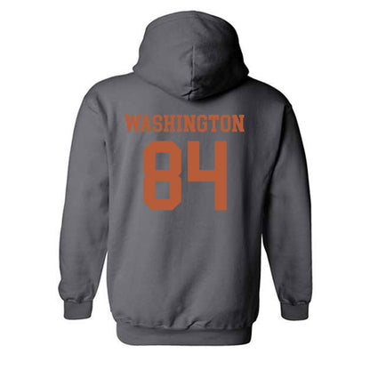 Texas - NCAA Football : Jordan Washington - Classic Shersey Hooded Sweatshirt-1