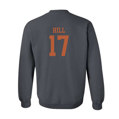 Texas - NCAA Baseball : Will Hill - Classic Shersey Crewneck Sweatshirt-1