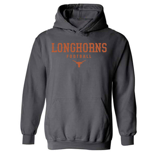 Texas - NCAA Football : Justus Terry - Classic Shersey Hooded Sweatshirt-0