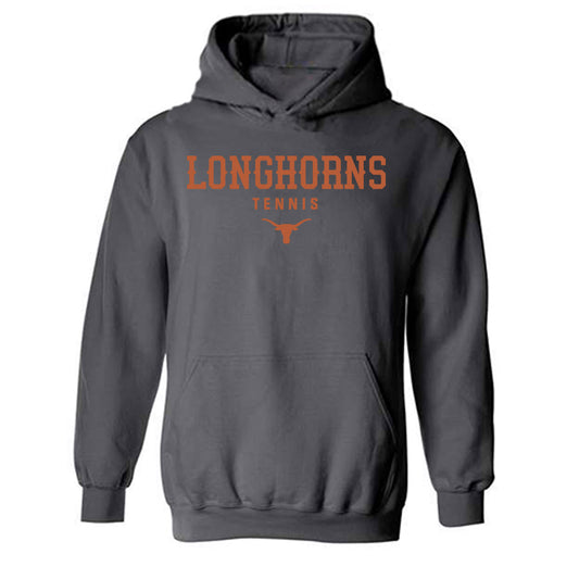 Texas - NCAA Women's Tennis : Simran Kortikere - Classic Shersey Hooded Sweatshirt-0