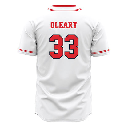 St. Johns - NCAA Baseball : Liam Oleary - White Jersey-1
