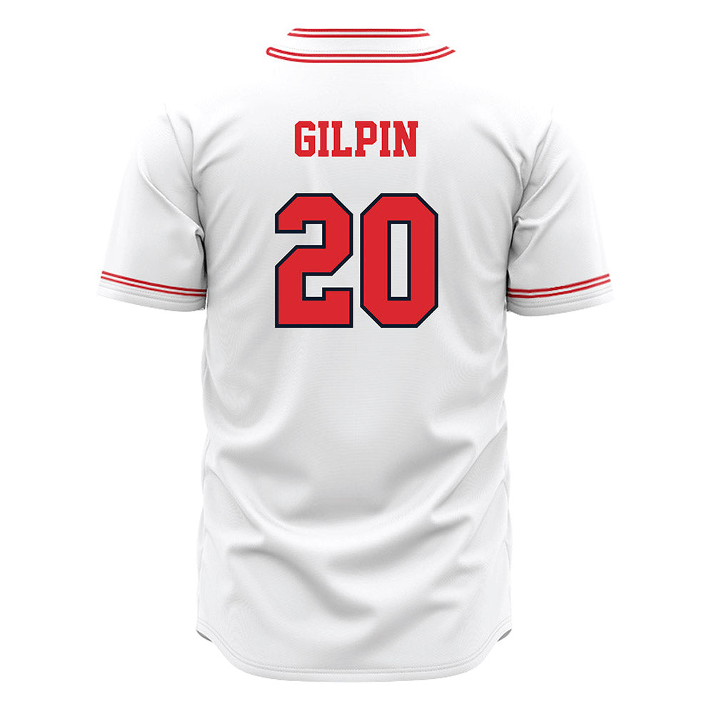 St. Johns - NCAA Baseball : Nicholas Gilpin - White Jersey-1