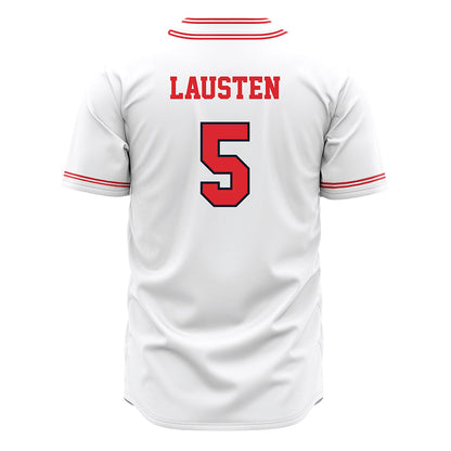 St. Johns - NCAA Baseball : Aj Lausten - White Jersey-1