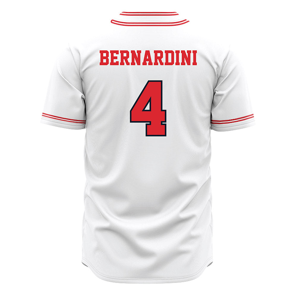 St. Johns - NCAA Baseball : Cristian Bernardini - Baseball Jersey White
