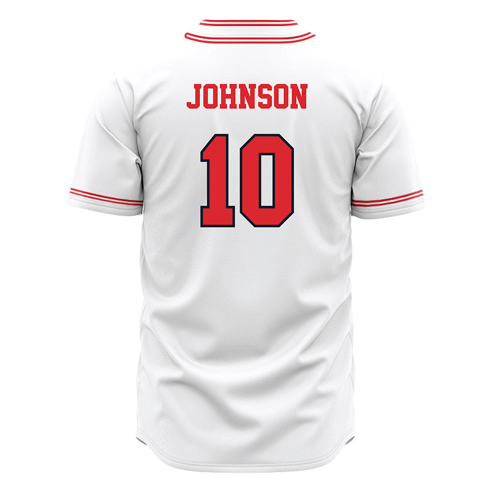 St. Johns - NCAA Baseball : Dylan Johnson - White Jersey