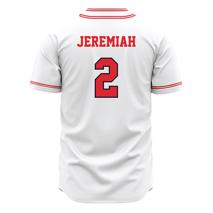 St. Johns - NCAA Baseball : Jace Jeremiah - White Jersey