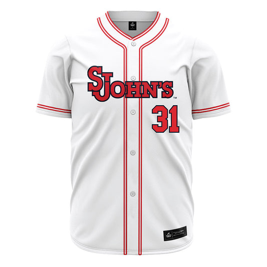St. Johns - NCAA Baseball : Will Cowan - White Jersey-0