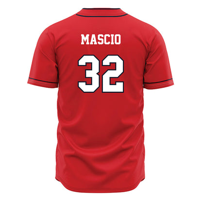 St. Johns - NCAA Baseball : Joseph Mascio - Red Jersey
