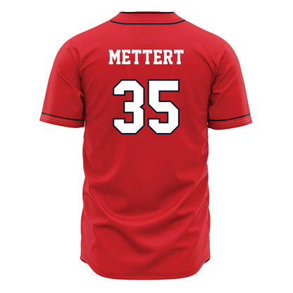 St. Johns - NCAA Baseball : Sam Mettert - Red Jersey