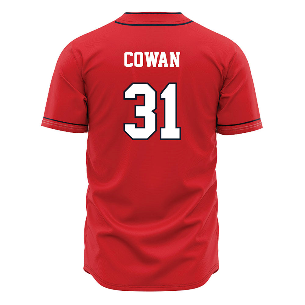 St. Johns - NCAA Baseball : Will Cowan - Red Jersey-1