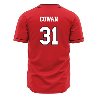 St. Johns - NCAA Baseball : Will Cowan - Red Jersey-1