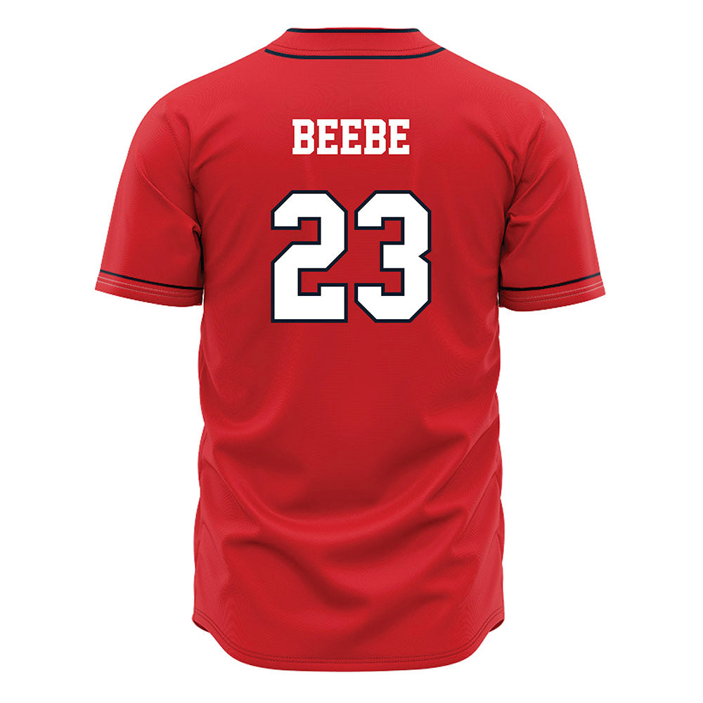 St. Johns - NCAA Baseball : Jared Beebe - Red Jersey