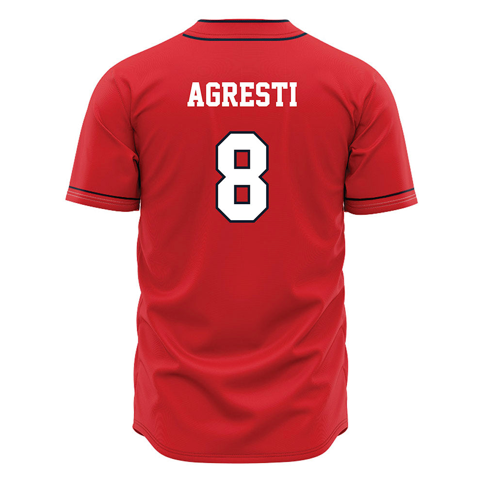 St. Johns - NCAA Baseball : Adam Agresti - Red Jersey