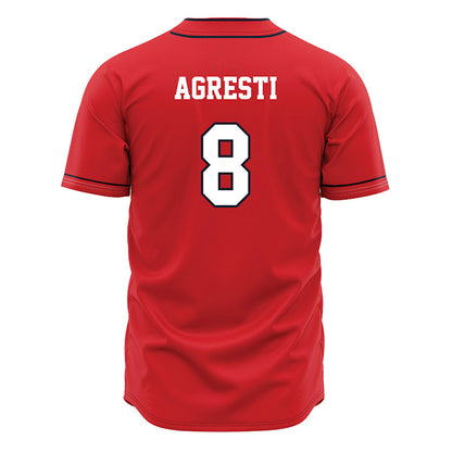 St. Johns - NCAA Baseball : Adam Agresti - Red Jersey