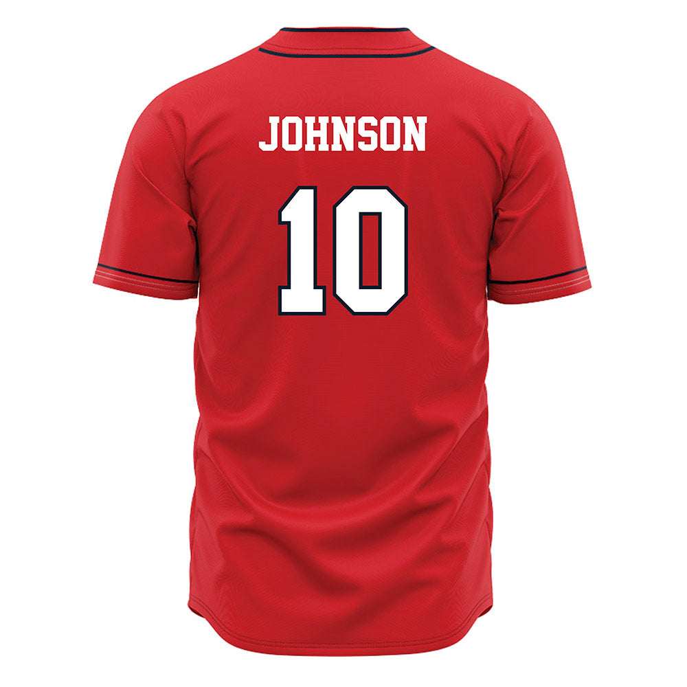 St. Johns - NCAA Baseball : Dylan Johnson - Red Jersey