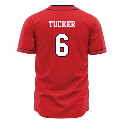 St. Johns - NCAA Baseball : Jackson Tucker - Red Jersey-1