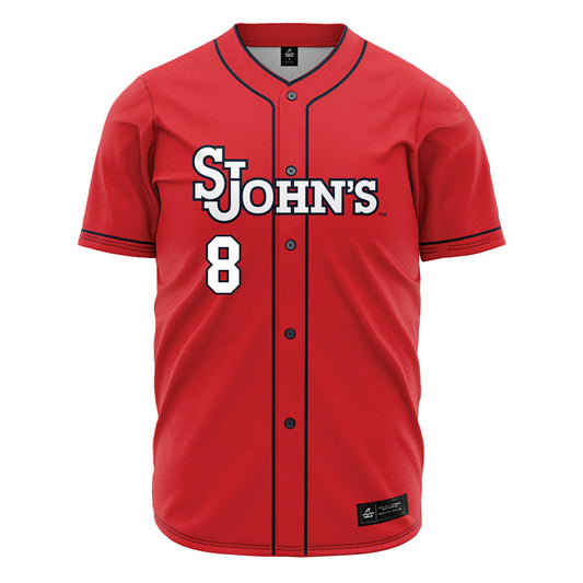 St. Johns - NCAA Baseball : Adam Agresti - Red Jersey