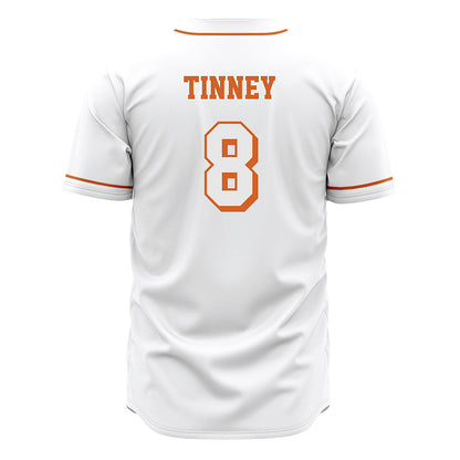 Texas - NCAA Baseball : Carson Tinney - White Jersey-1