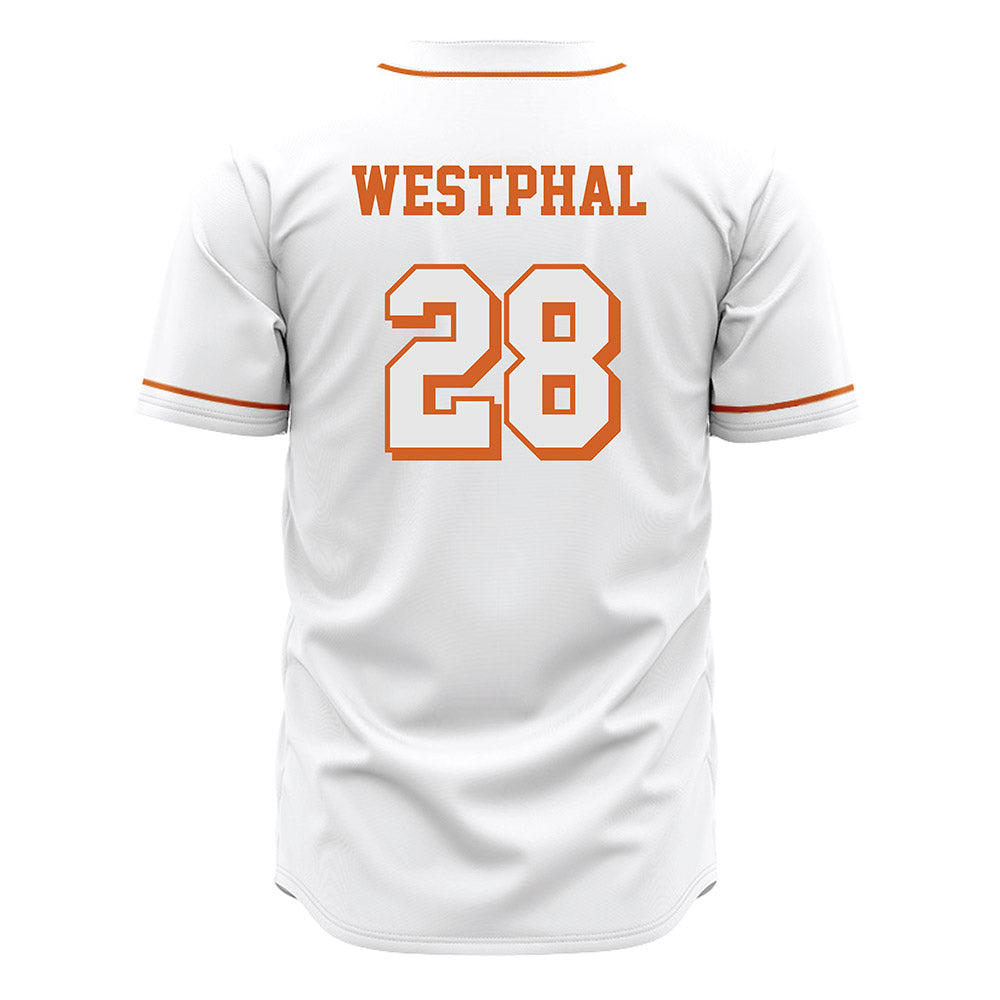 Texas - NCAA Baseball : Grady Westphal - White Jersey-1