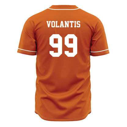 Texas - NCAA Baseball : Dylan Volantis - Orange Jersey-1