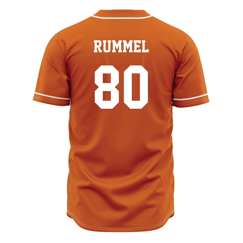 Texas - NCAA Baseball : Cooper Rummel - Orange Jersey-1
