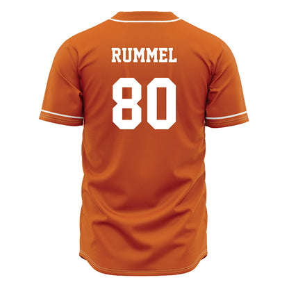 Texas - NCAA Baseball : Cooper Rummel - Orange Jersey-1