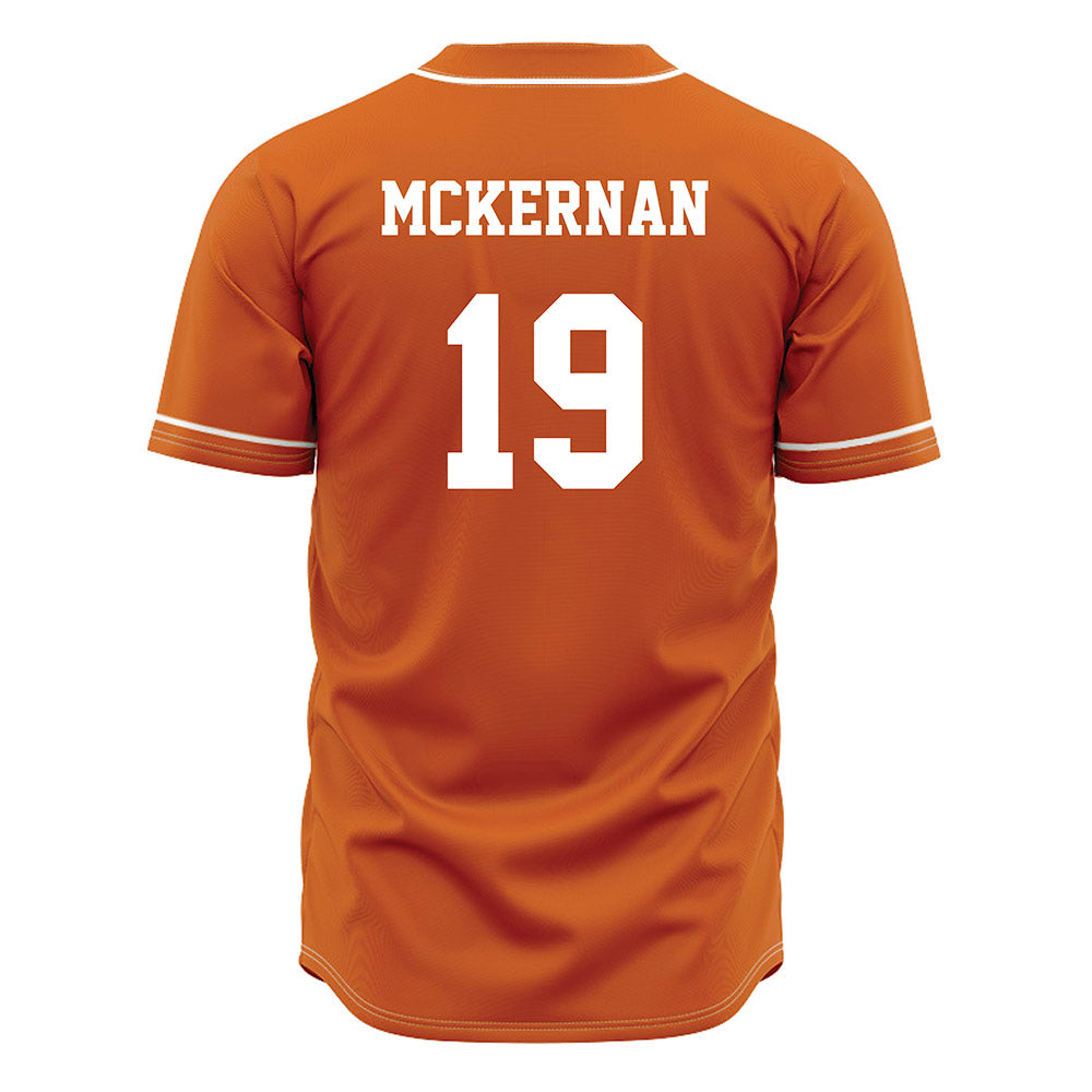 Texas - NCAA Baseball : Jack Mckernan - Orange Jersey-1