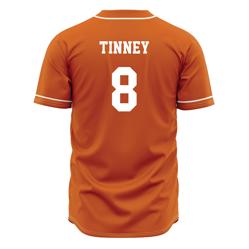 Texas - NCAA Baseball : Carson Tinney - Orange Jersey-1