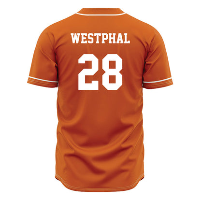 Texas - NCAA Baseball : Grady Westphal - Orange Jersey-1