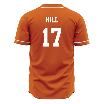 Texas - NCAA Baseball : Will Hill - Orange Jersey-1